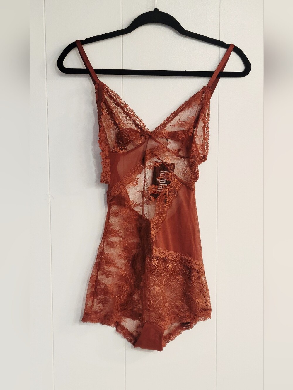 Lace-Trim Sheer Sexy Sleepwear